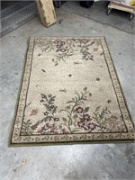 Decorative flower rug 47x63
