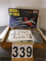 F 16A Model Unassembled