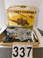 Huey Chopper Model Unassembled