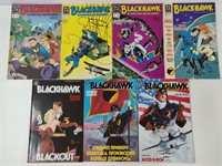DC BLACK HAWK COMICS; #1 & BOOK #1-3