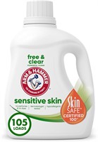 Pack of 4 Sensitive Skin Liquid Laundry Detergent