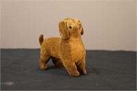 Antique Small Velveteen Dog