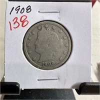 1908 LIBERTY V NICKEL