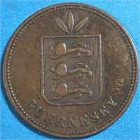 1868 4 Doubles Guernesey