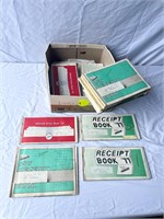Box of Dekalb Receipt Books