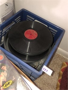 Crate of Vintage Records (50+)