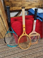 Vintage Wood Tennis Racket, Spaulding Racket