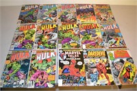 Fifteen Various Marvel Comics Mostly Hulk