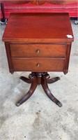 Drexel Mahogany Two Drawer Stand