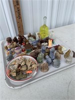 Assorted lot of mini Ceramic and soapstone
