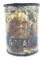 Vintage 5lbs Grease Can 7.75” Tall