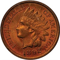 1C 1892 NGC MS65 RD CAC