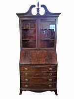 Vintage Mahogany Secretary  Bookcase