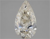 Gia Certified Pear Cut 2.01ct Si2 Diamond