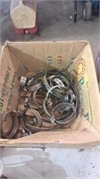 Various hose clamps