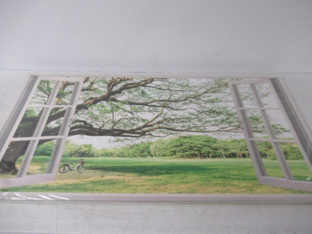 24" x 48" Large Canvas Wall Art Big Tree, Fake