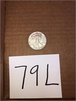 1945 Half Dollar Coin