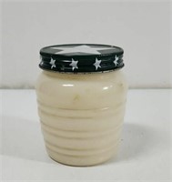 Vintage Beehive grease jar