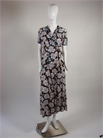 Vintage 1940s Cotton Housecoat or Dress