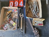 misc wrench lot plus tools