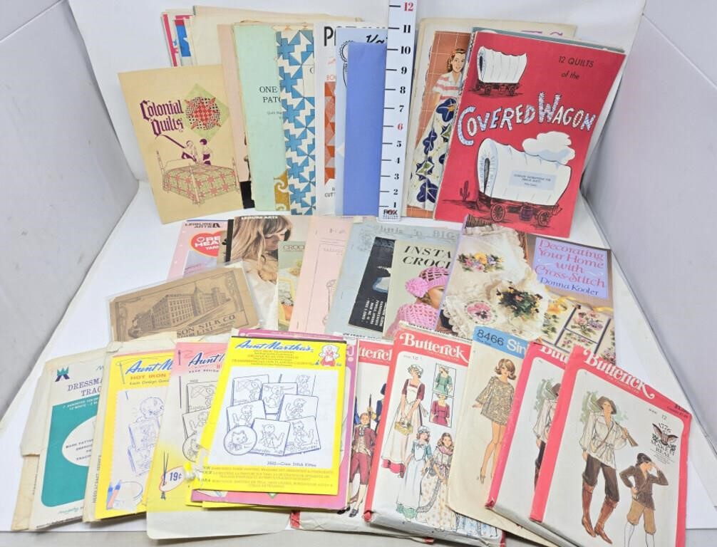 Needlework & Quilt Books, Patterns, & Transfers