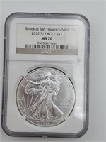 2012 (S) Eagle Liberty Silver Dollar