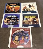 (N) Vintage Video Disc Including Star Trek and