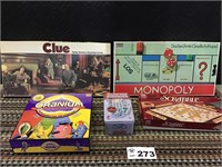 GERMAN MONOPOLY, ASSORTMENT OF BOARD GAMES