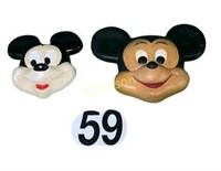 Mickey Mouse Chalkware Wall Plaques