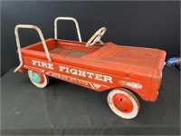 Old Fire Truck Pedal Car