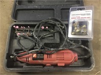 Corded Multi Tool with Wheel and Brush Set