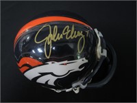 JOHN ELWAY SIGNED BRONCOS MINI HELMET COA