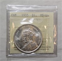 MS-64 ICCS_Canada Silver Dollar 1935 MS-64
