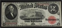 1917 2 $ US LEGAL TENDER VF
