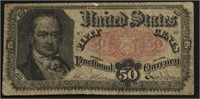 1875 US FRACTIONAL 50 CENTS VG APPARENT