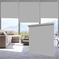 TN9137  LUCKUP Blackout Roller Shade, 33" x 79