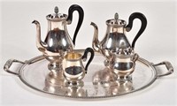 Christofle Silver Plate Coffee and Tea Service
