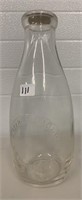 Embossed A.W. Huntingford Dairy Bottle (quart 10")