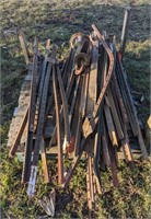 Lot of Steel Fence Posts