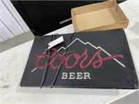 Coors Beer Sign