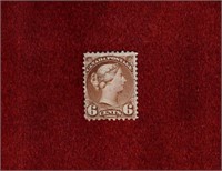 CANADA QV 6 CENT PERF 11 1/2 x 12 STAMP #39b