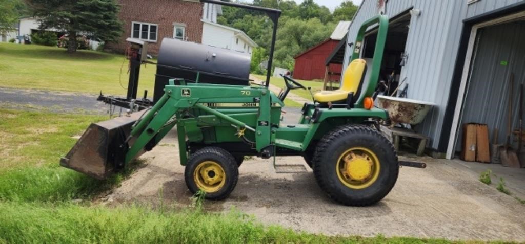 John Deere 755, 2002 Chevy Pick-Up, Honda G/W, and More!