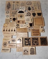 Lot of Wooden Stamps - Bag 14
