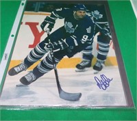 Doug Gilmour SIGNED 8x10" Photo Maple Leafs