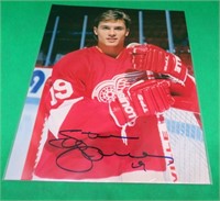 Steve Yzerman SIGNED 8x10" Photo Detroit Red Wings