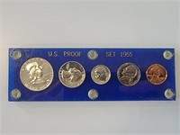 1955 US Proof Set in Blue Capital Holder