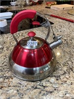 Red and Stainless Kettle