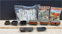 Ives Toys Rail Cars & Track and 2 Railroad