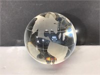 Small World Glass Globe Paperweight