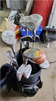 Golf clubs with bag lot